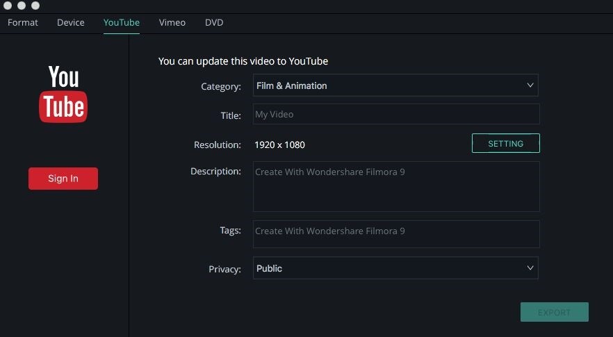 video editor for youtube mac